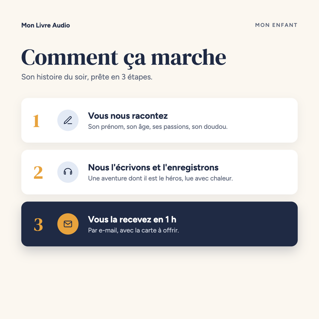 Une histoire pour mon enfant