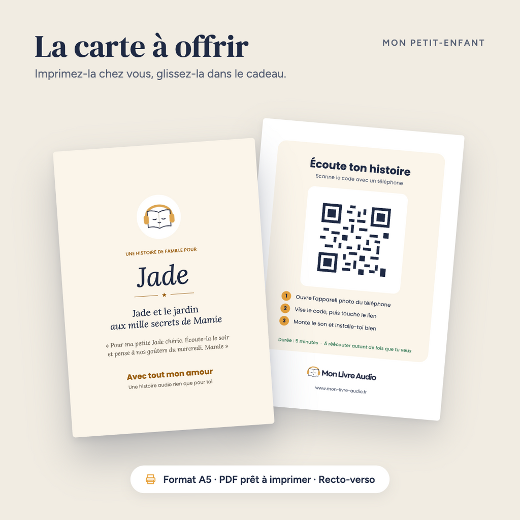 Une histoire pour mon petit-enfant