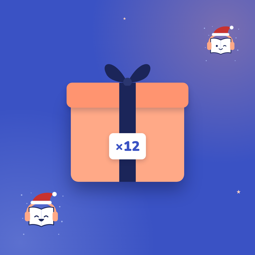 Coffret Noël 6 mois d'aventures